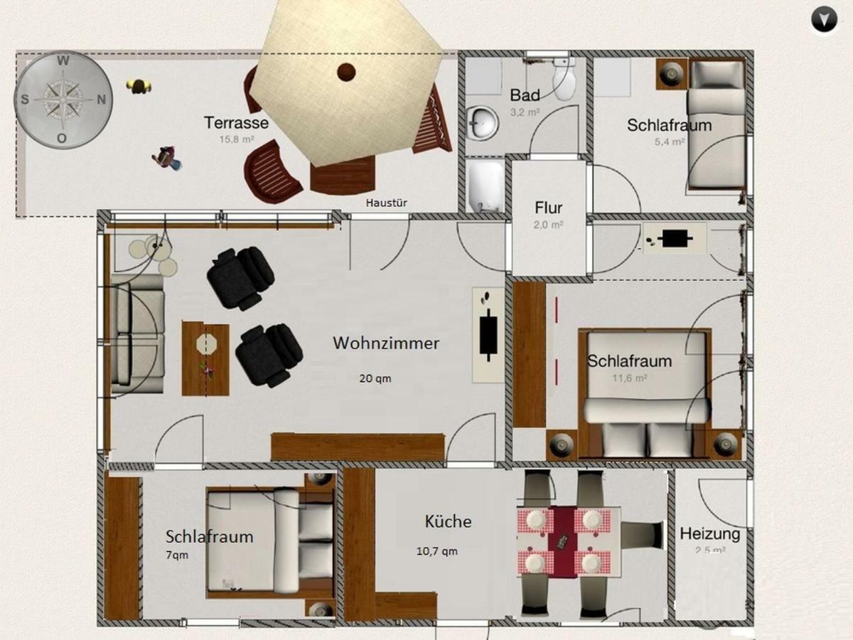 Ferienhaus Bianca Meschede Kültér fotó